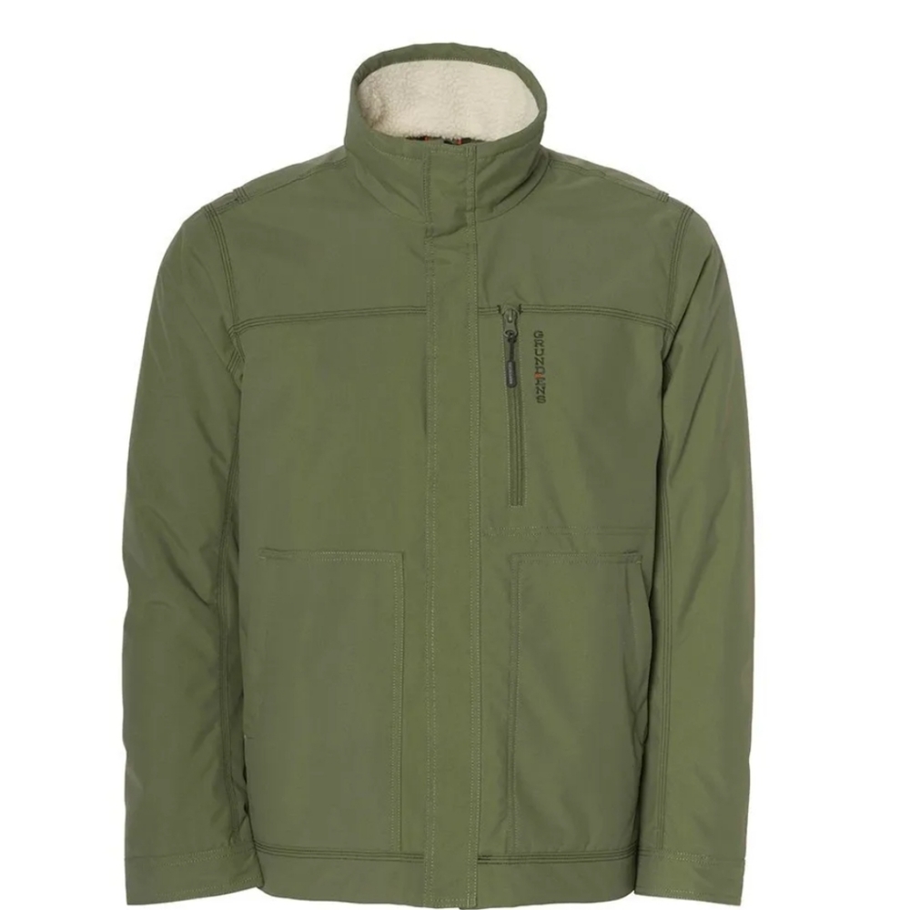 Grundens Men's Ballast Sherpa Jacket Olivine Size 2XL *NEW*